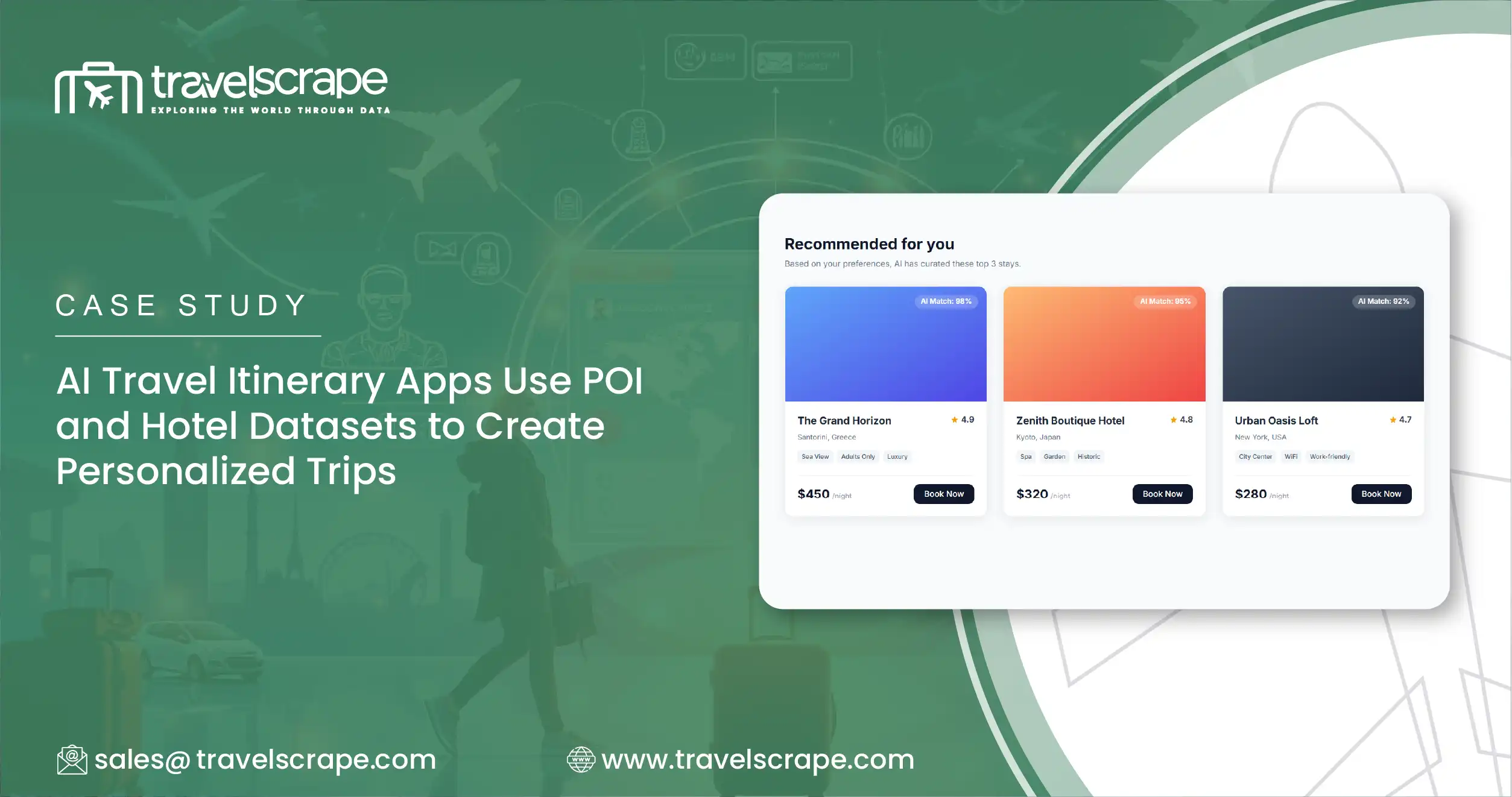AI Travel Itinerary Apps Use POI and Hotel Datasets
